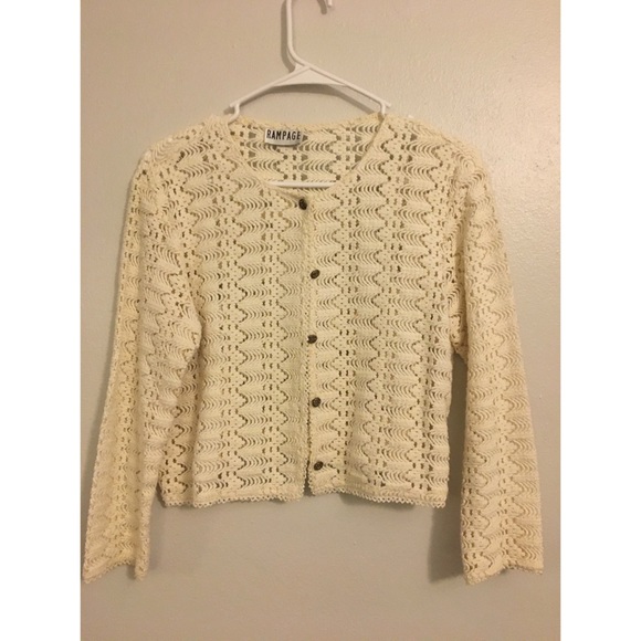 Zigzagging Lace cardigan - Picture 2 of 3